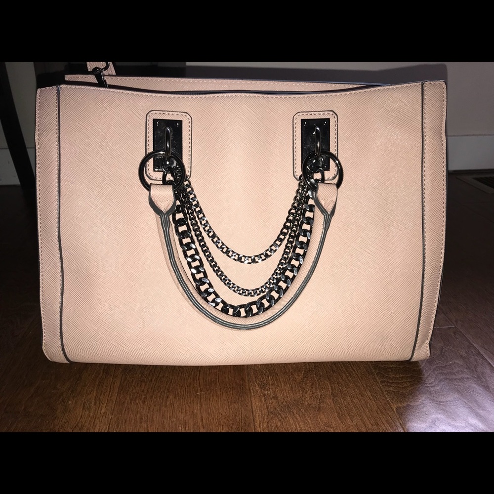 Cream colored Just fab purse